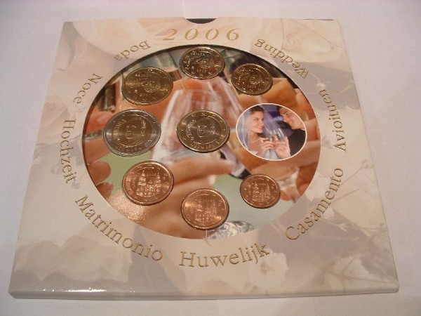 (afbeelding voor) Huwelijksset Spanje 2006 BU uitgave De Ruiter